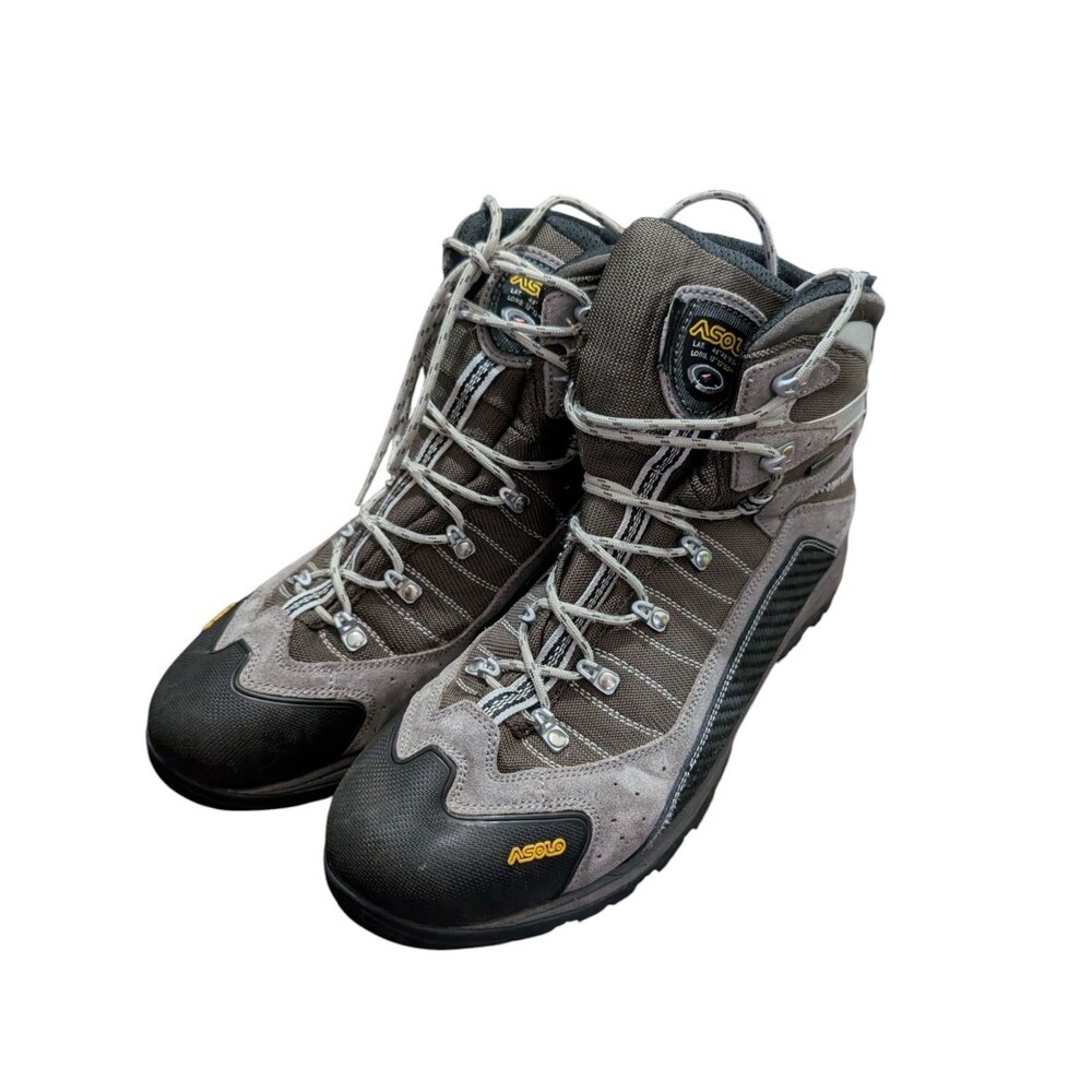 Asolo Drifter I EVO GV Gore-Tex Vibram Hiking Boots Mens 14 Gray Trekking